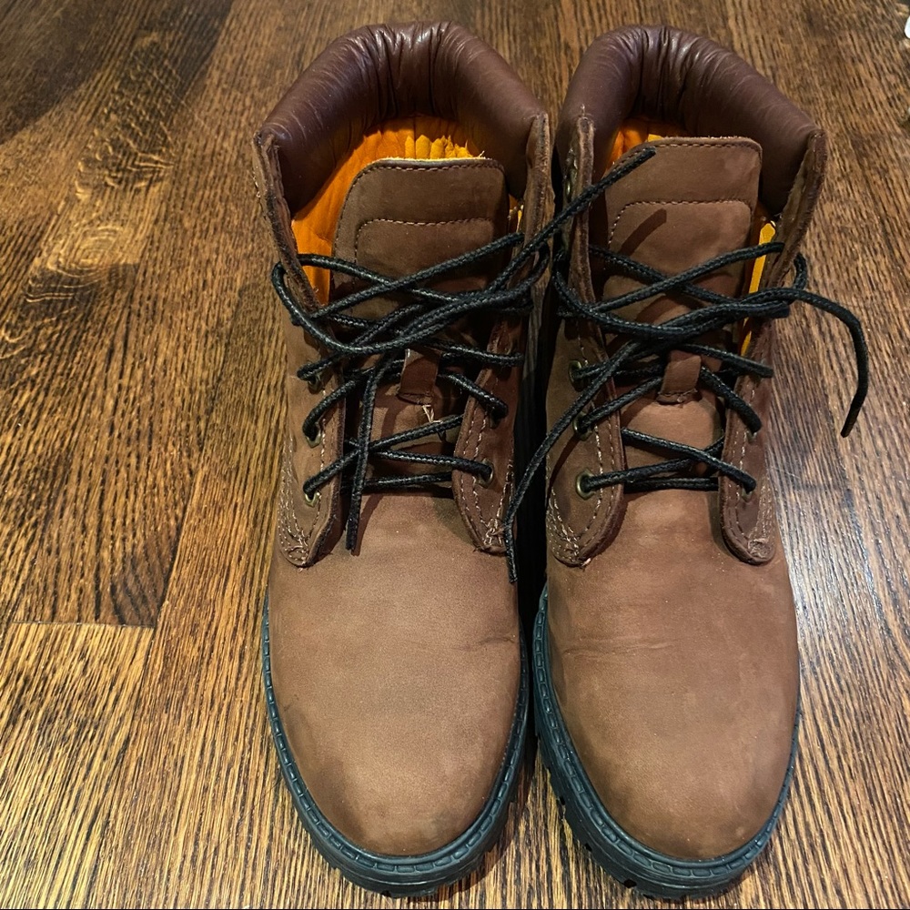 Sebago Brown Leather Ankle Boots Size 7